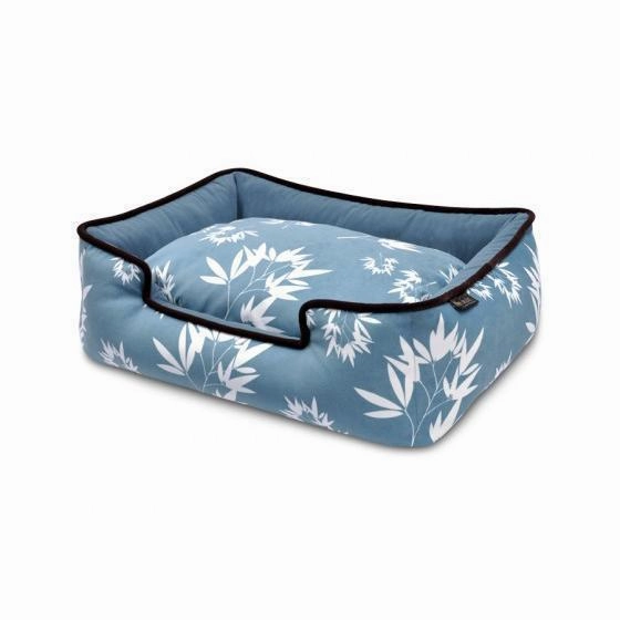 Bamboo Lounge Dog Bed Blue