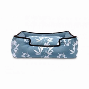 Bamboo Lounge Dog Bed Blue
