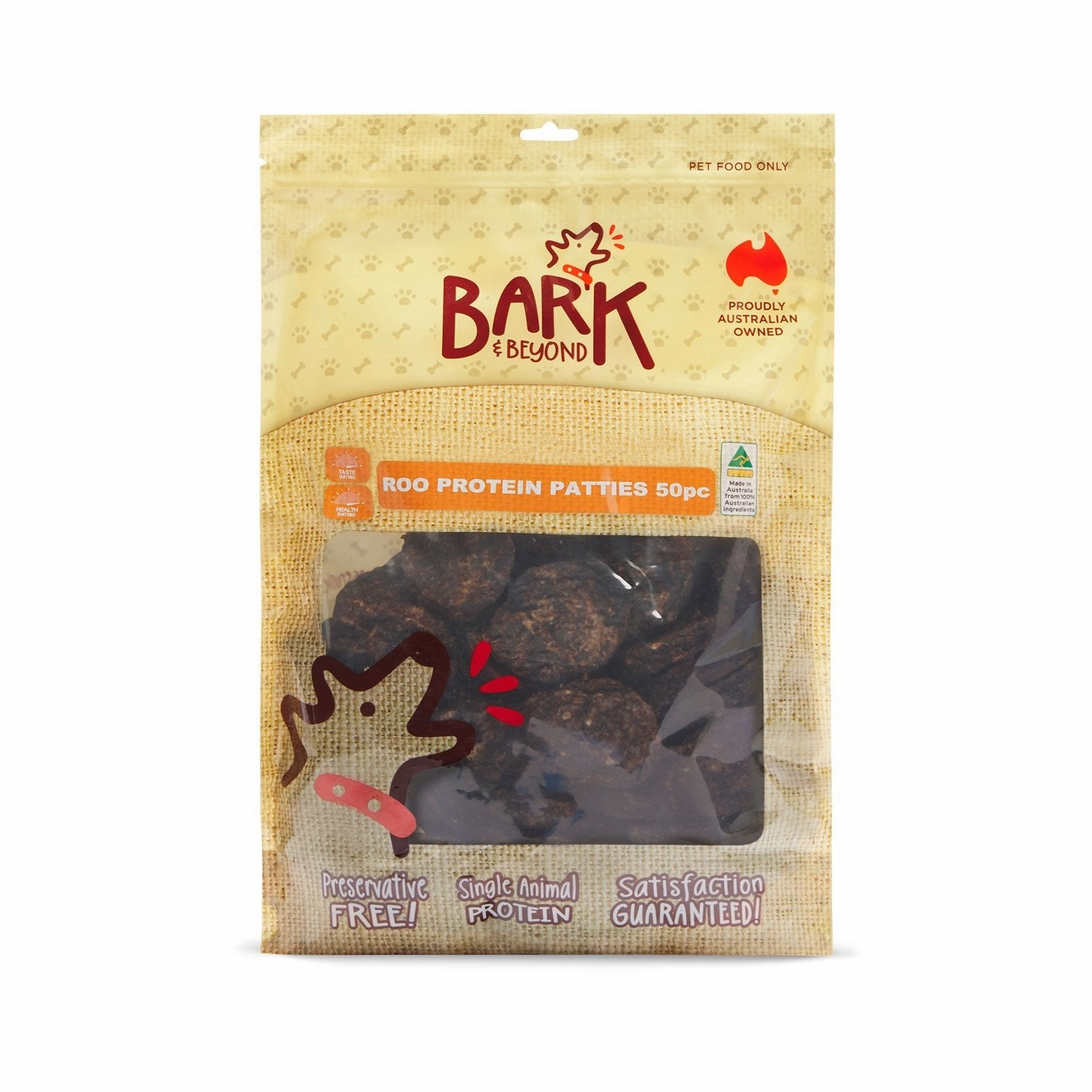 Bark & Beyond Roo Protein Patties