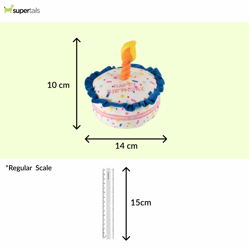 Barkbutler x Fofos Birthday Cake Plush Toy for Dogs