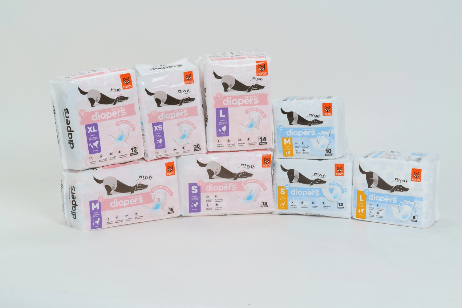 Barkbutler x Fofos Diaper for Female Dogs (32x50cm)