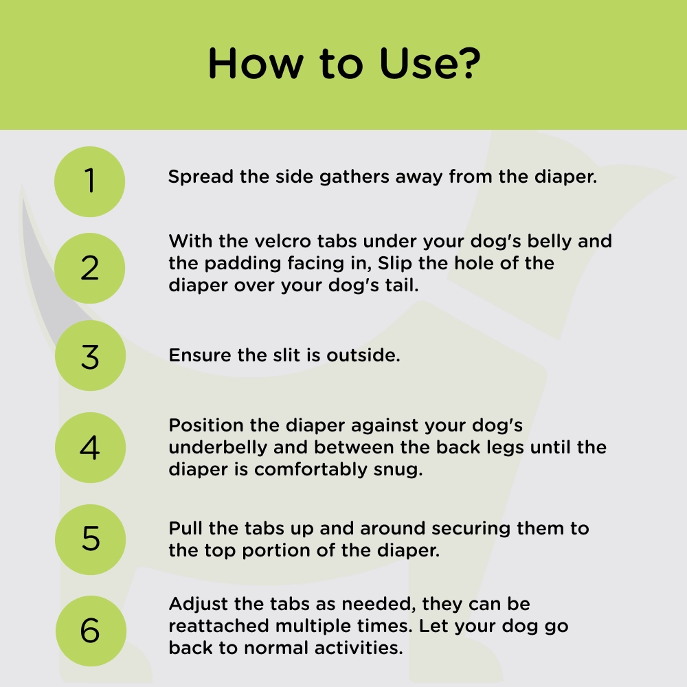 Barkbutler x Fofos Diaper for Male Dog (20x25cm)