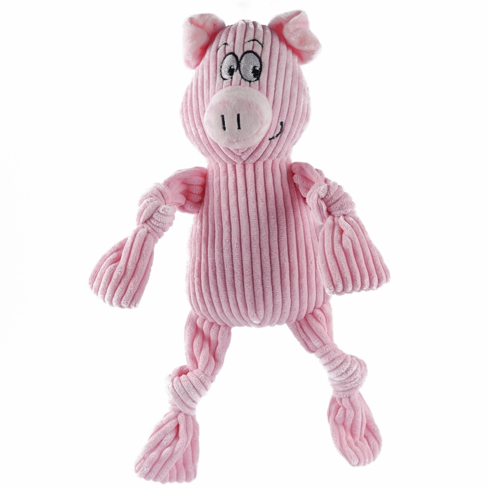 Barkbutler x Fofos Fluffy Pig Pink Plush Toy for Dogs (Pink)