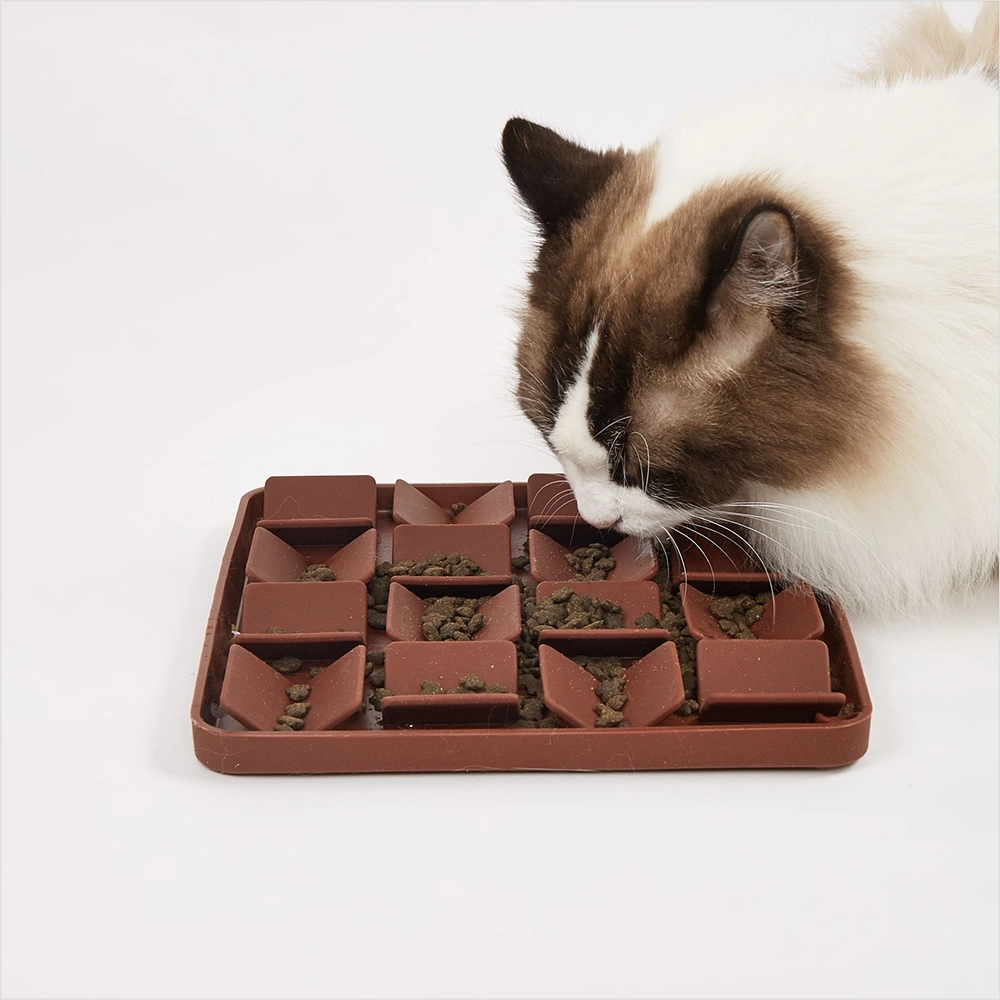 Barkbutler x Fofos Licking Mat for Dogs and Cat (Brown)