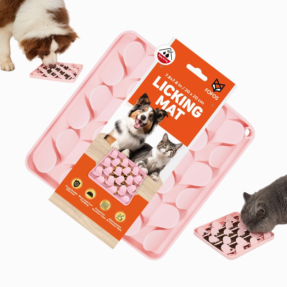 Barkbutler x Fofos Licking Mat for Dogs and Cat (Pink)