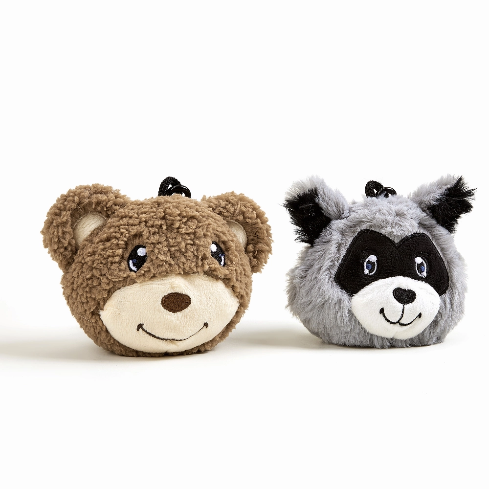 Barkbutler x Fofos Plush Racoon Poop Bags for Dogs and Cats
