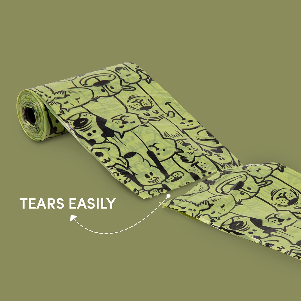 Barkbutler x Fofos Plush Racoon Poop Bags for Dogs and Cats