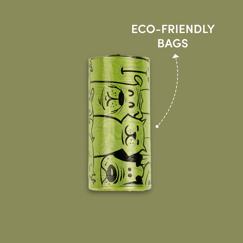 Barkbutler x Fofos Plush Racoon Poop Bags for Dogs and Cats