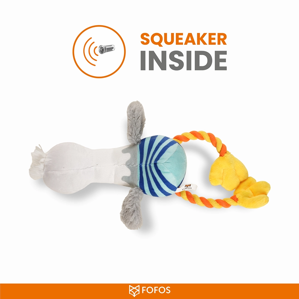 Barkbutler x Fofos Sealife Sea mew Plush Toy for Dogs