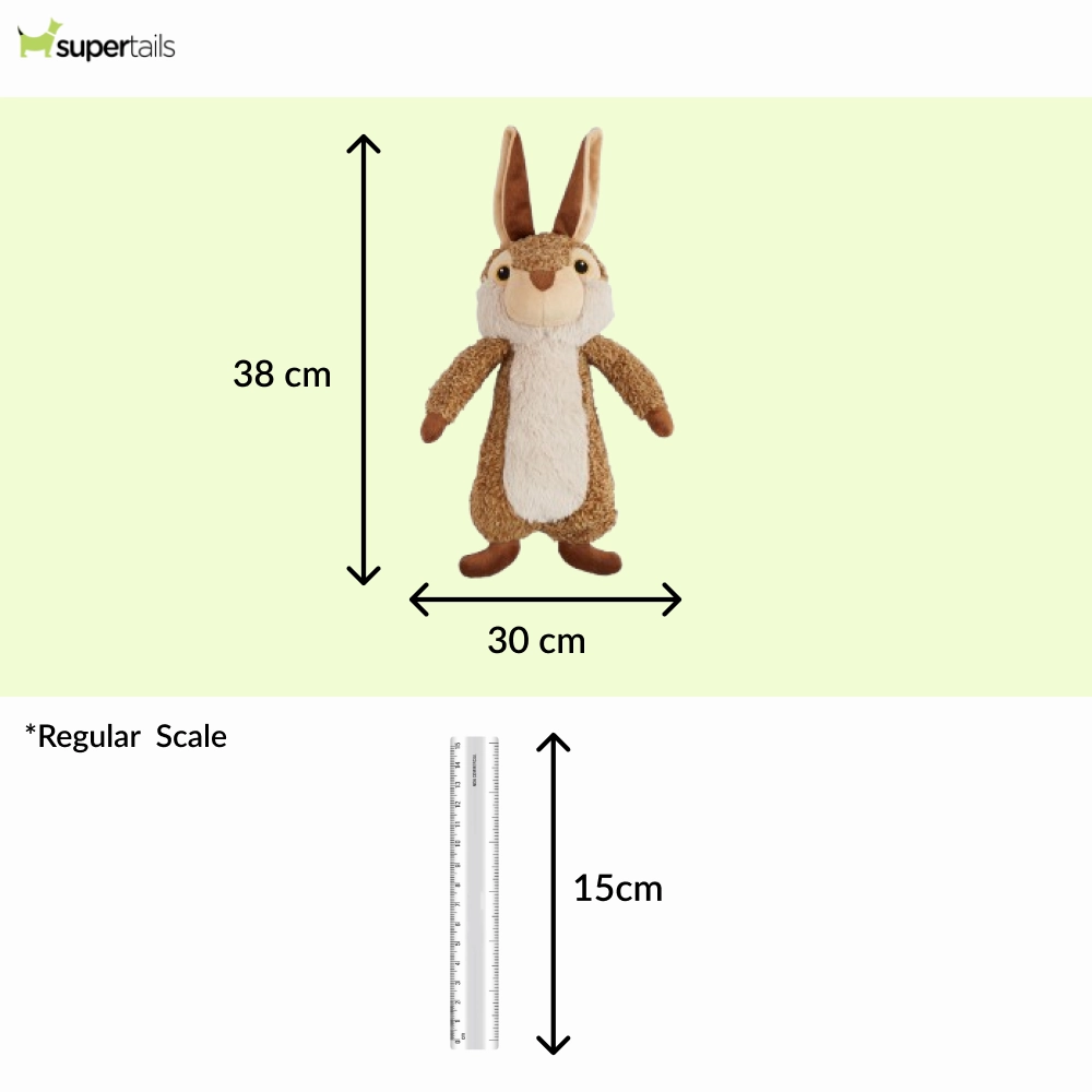 Barkbutler x Fofos Wildlife Rabbit Plush Toy for Dogs