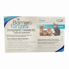 Barrier (imidacloprid   moxidectin) Once-a-month Topical Solution for Cats
