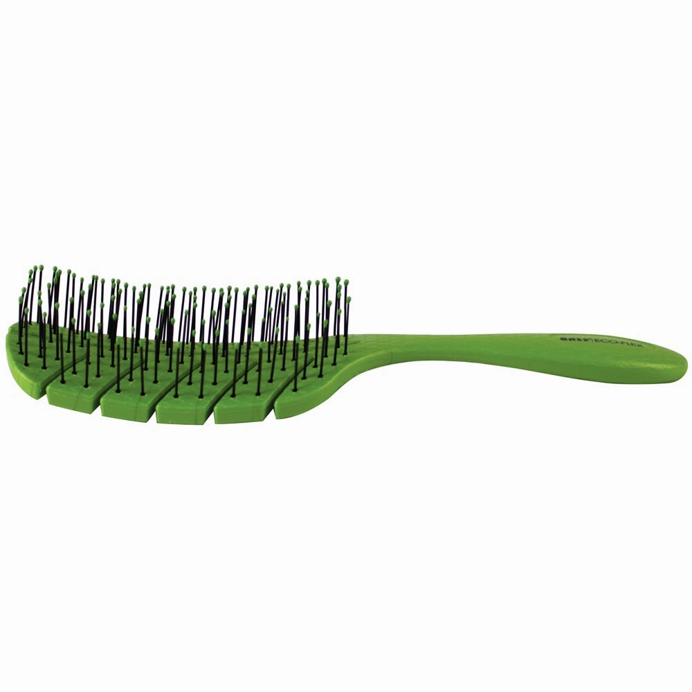 Bass Brushes Bio-Flex Detangling Hair Brush For Cats & Dogs (Green)