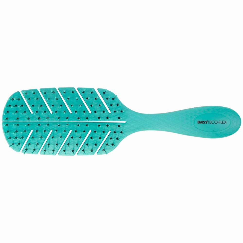 Bass Brushes Bio-Flex Detangling Hair Brush For Cats & Dogs (Teal)