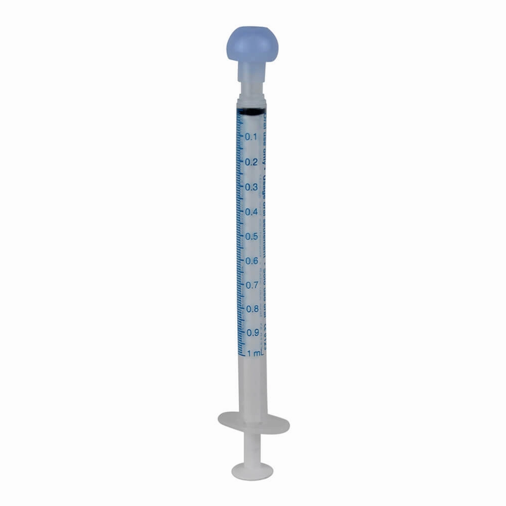 Baxter Oral Syringe, Full Plunger, Clear
