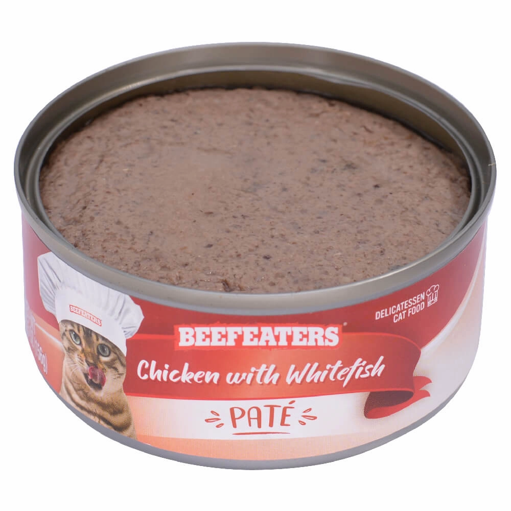 Beefeaters Pate Wet Cat Food, Case of 24