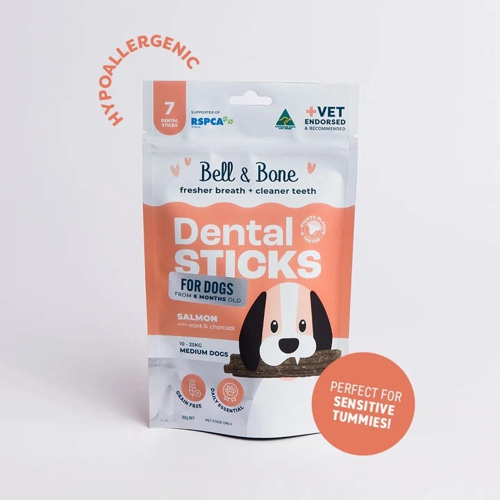 Bell & Bone - Salmon with Mint & Charcoal Dog Dental Treats