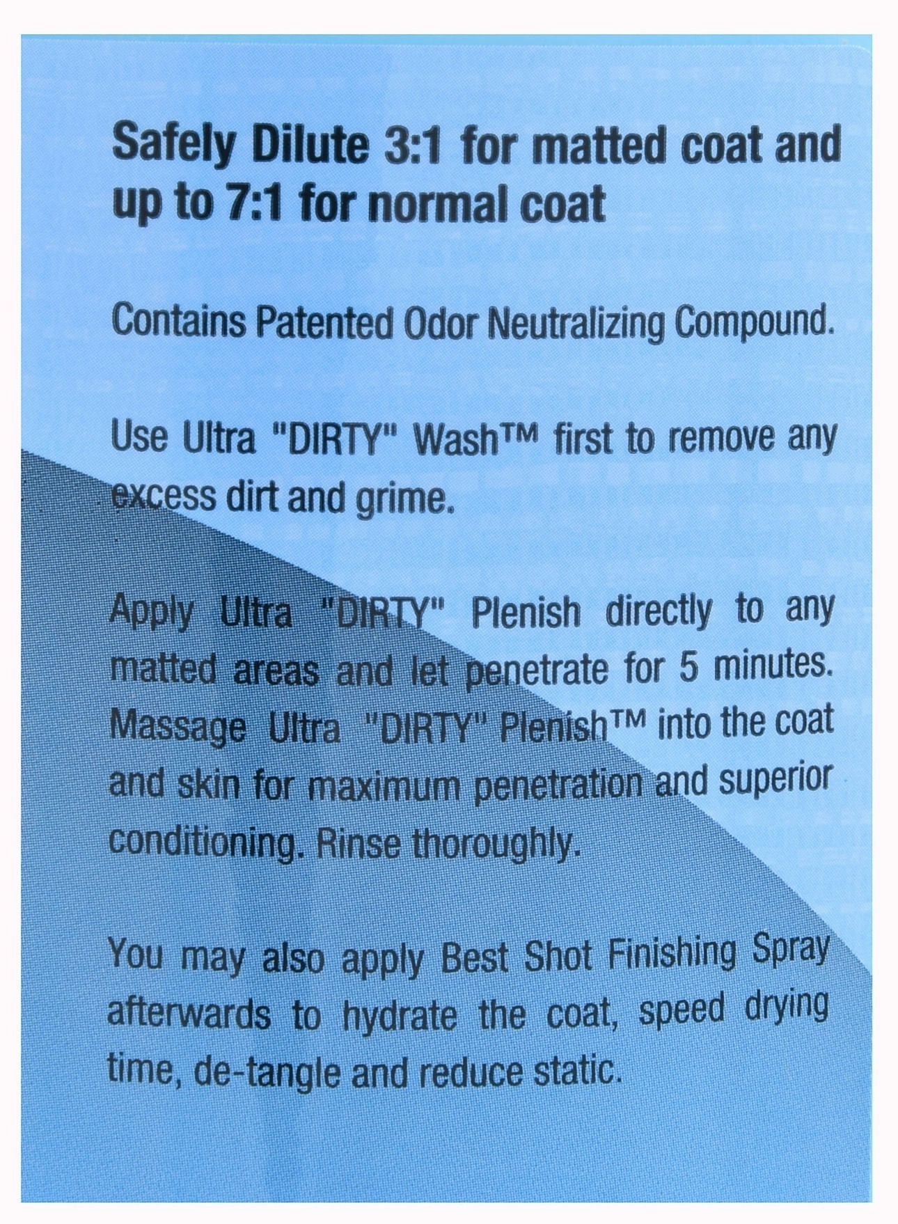 Best Shot Ultra Dirty Plenish Conditioner