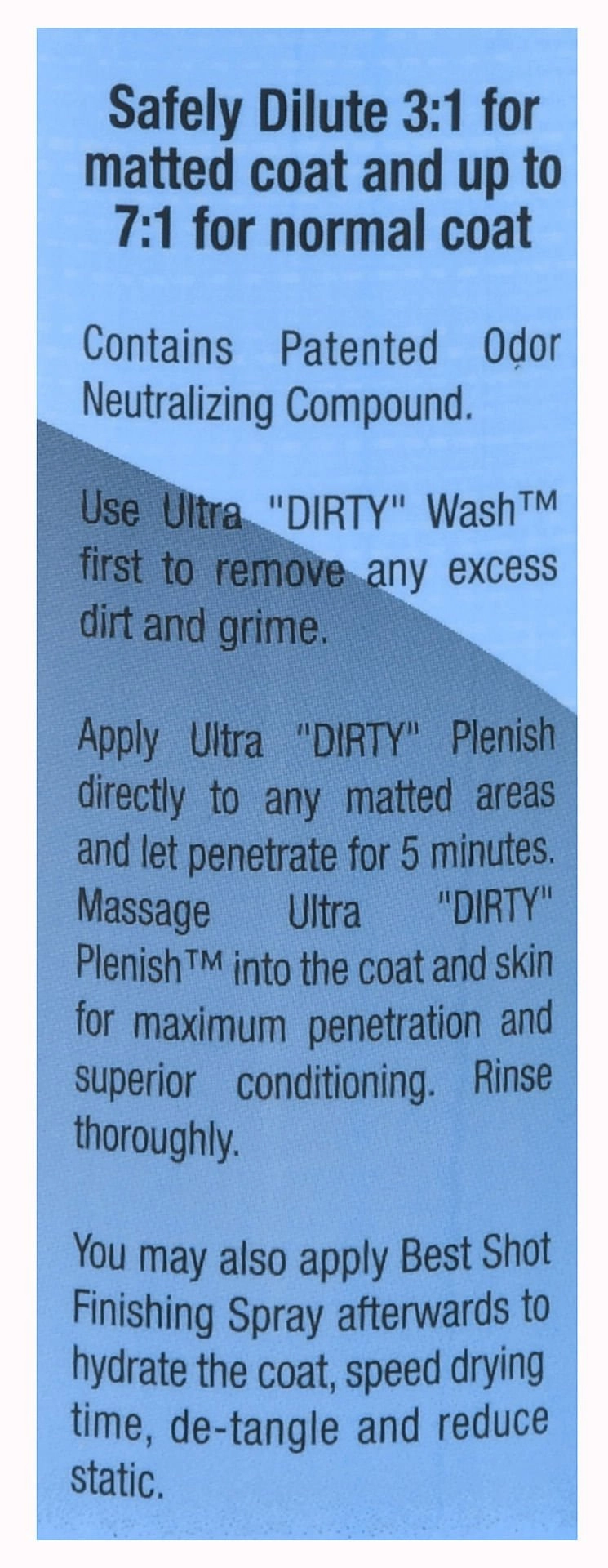 Best Shot Ultra Dirty Plenish Conditioner