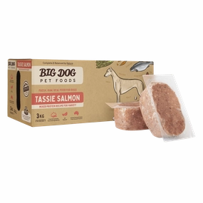 Big Dog Raw Dog Food Tasmanian Salmon 3kg 12pk