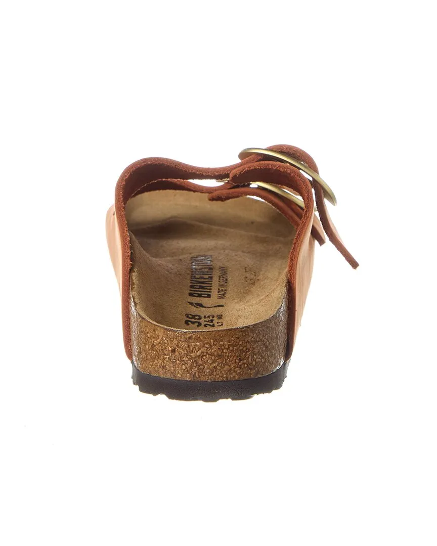 Birkenstock Arizona à boucle large, coupe étroite, sandale en cuir