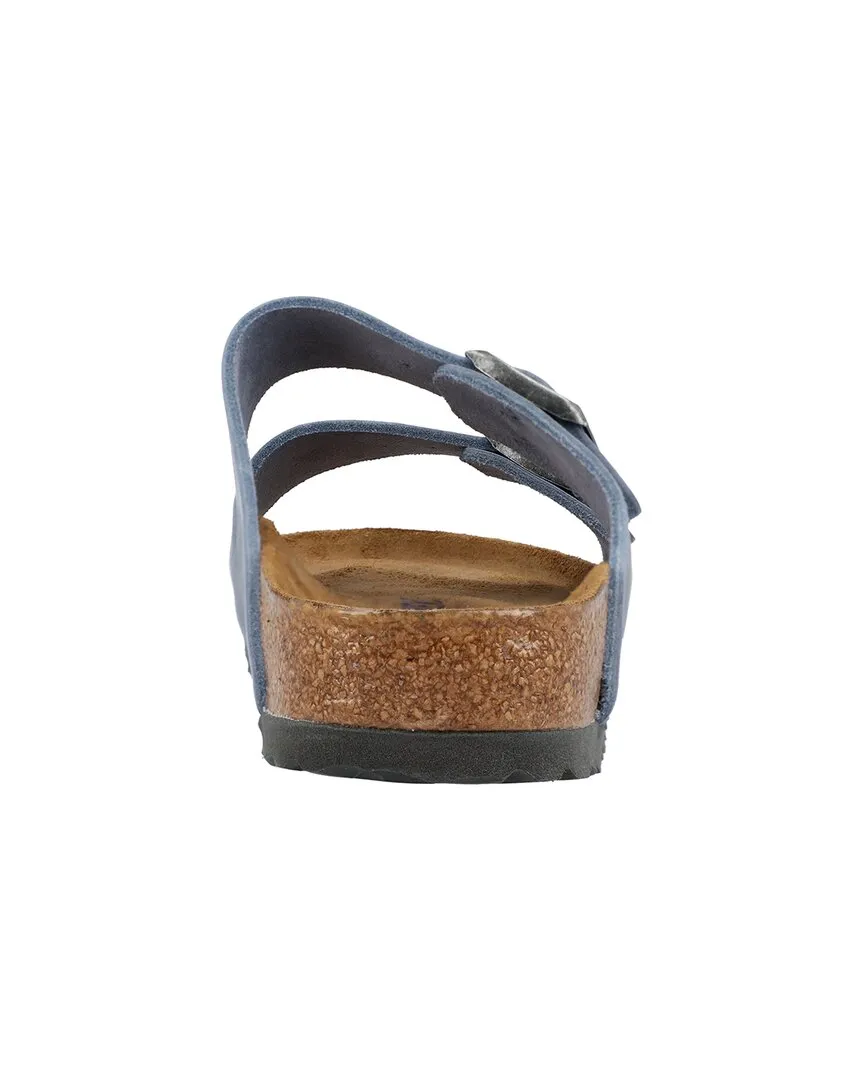 Birkenstock Arizona Édition Étroite en Cuir Huilé avec Semelle Douce
