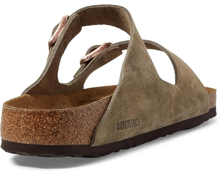 Birkenstock Arizona Soft Footbed Slide Unisexe M9-9.5/W11-11.5 Sandale FZP250 (Marron, M9-9.5/W11-11.5)