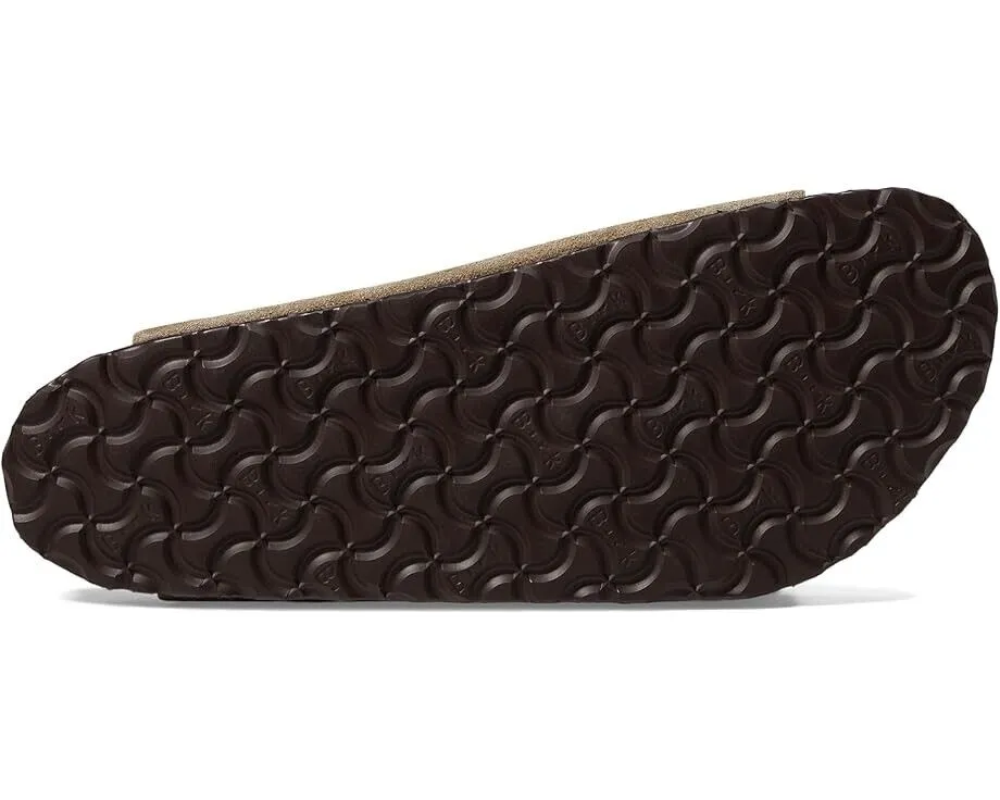 Birkenstock Arizona Soft Footbed Slide Unisexe M9-9.5/W11-11.5 Sandale FZP250 (Marron, M9-9.5/W11-11.5)