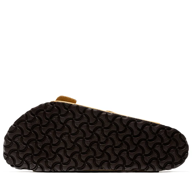 Birkenstock Arizona en daim - Crème latte