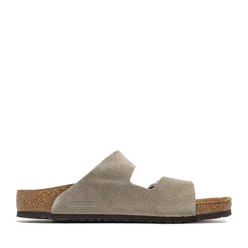 Birkenstock Arizona en daim (PS) - Taupe