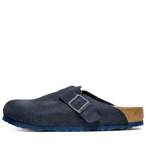 Birkenstock Boston en daim et velours côtelé - Minuit