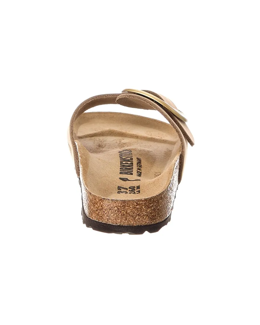 Sandale Madrid Big Buckle en cuir étroit Birkenstock