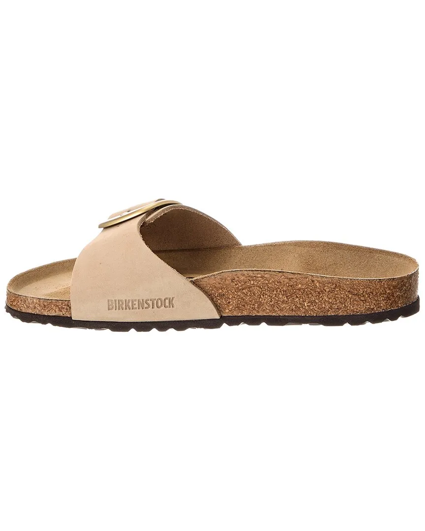 Sandale Madrid Big Buckle en cuir étroit Birkenstock