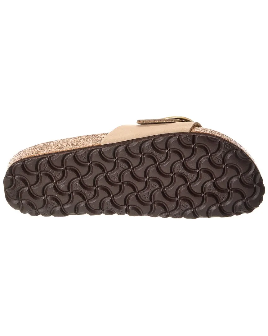 Sandale Madrid Big Buckle en cuir étroit Birkenstock