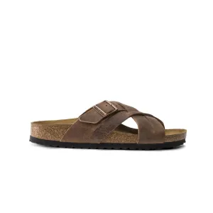 Birkenstock - Sandales en cuir huilé Lugano pour homme (1015498)