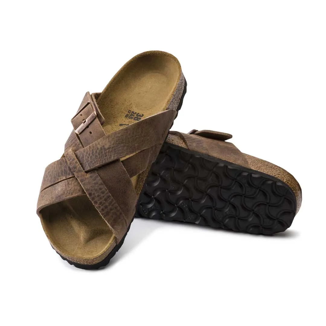 Birkenstock - Sandales en cuir huilé Lugano pour homme (1015498)