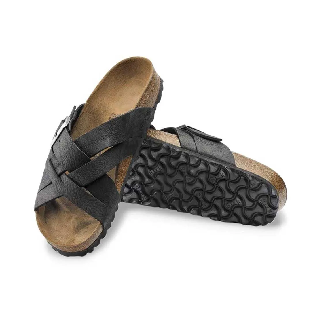 Birkenstock - Sandales en cuir huilé Lugano pour homme (1017465)