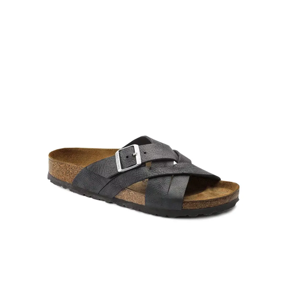 Birkenstock - Sandales en cuir huilé Lugano pour homme (1017465)