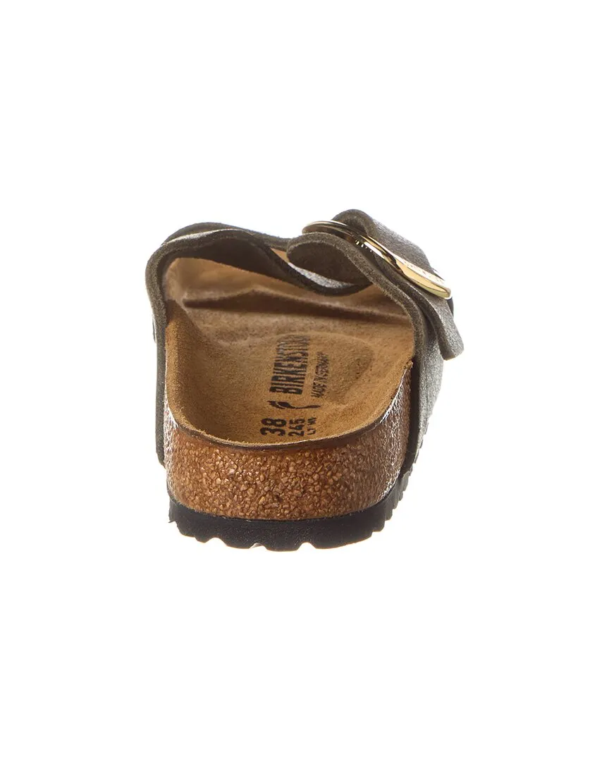 Birkenstock Siena Big Buckle Sandale en Suédine à Emboîtement Étroit