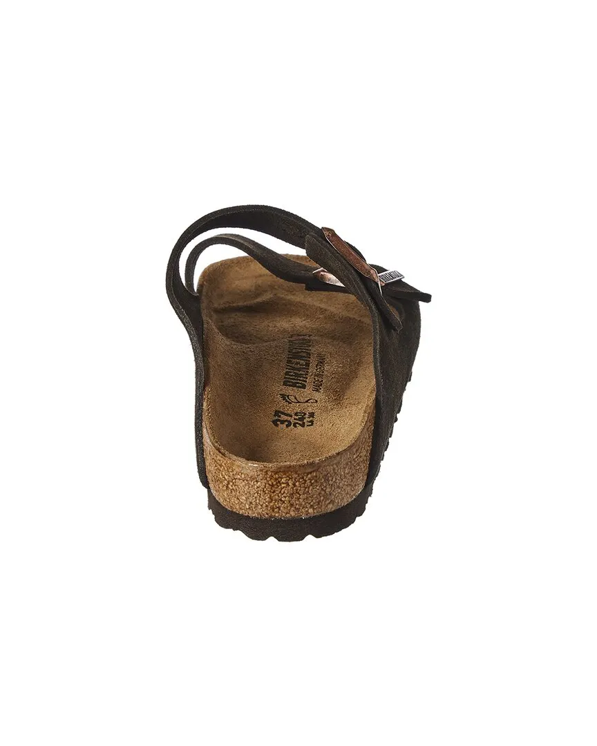 Sandale Arizona en daim et cuir pour femme Birkenstock