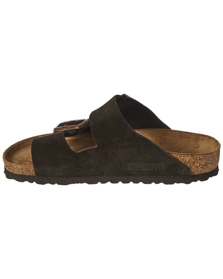 Sandale Arizona en daim et cuir pour femme Birkenstock