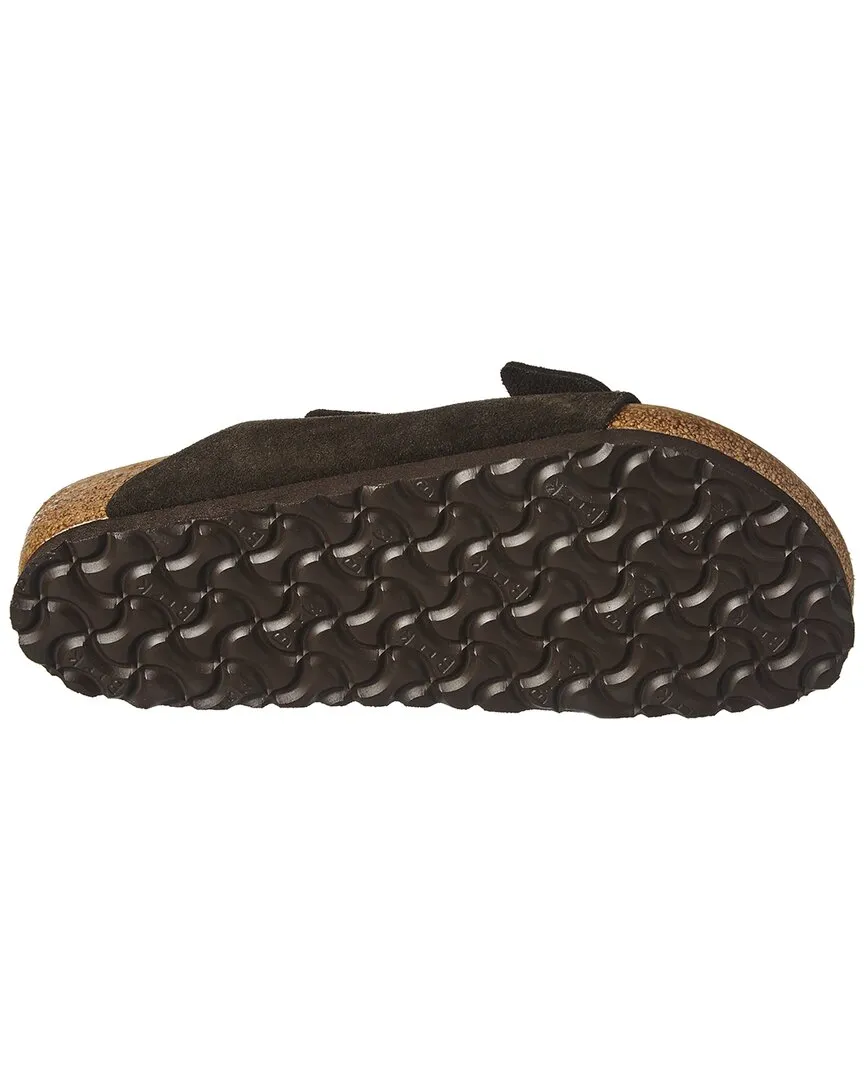 Sandale Arizona en daim et cuir pour femme Birkenstock