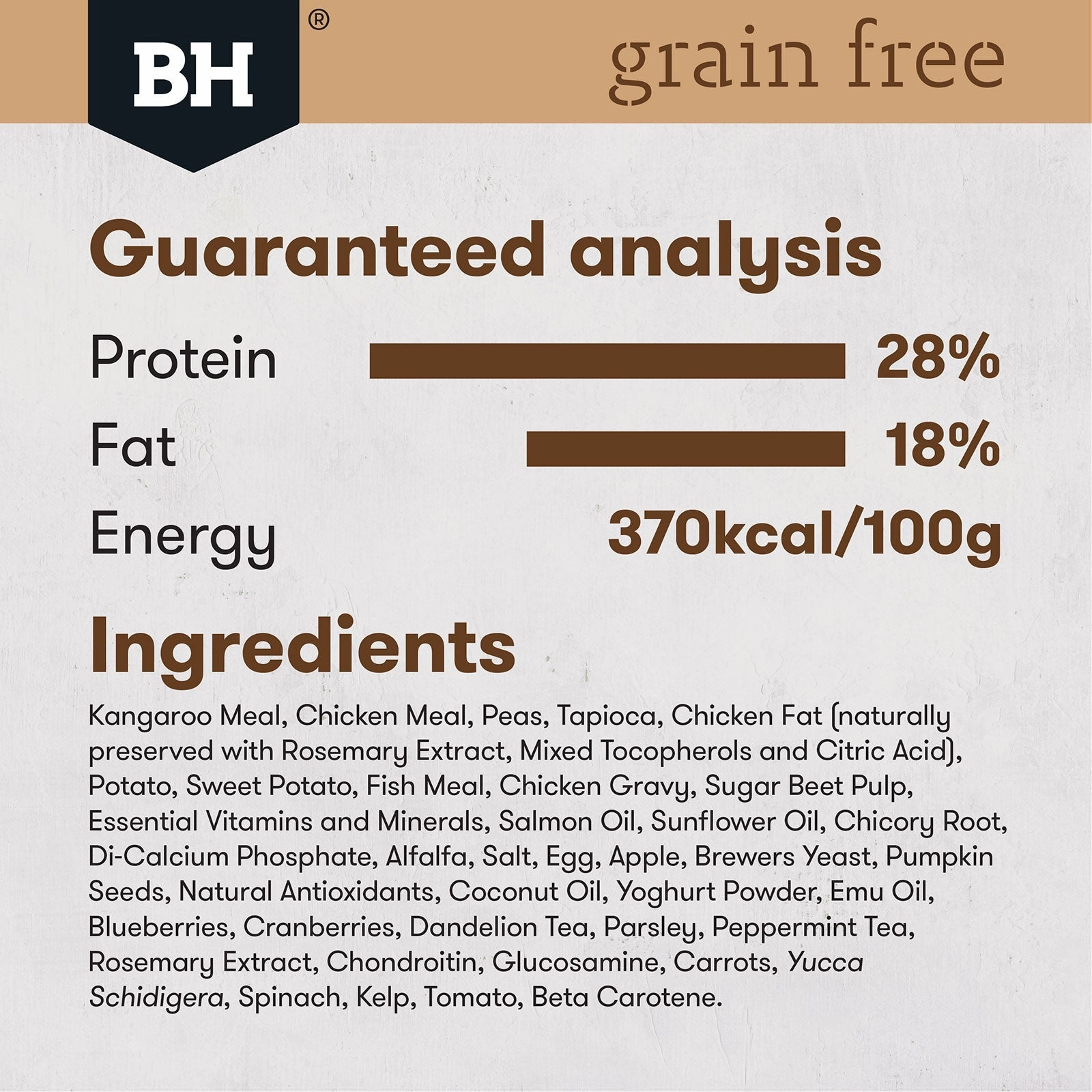 Black Hawk Grain Free Dog Food Adult Kangaroo