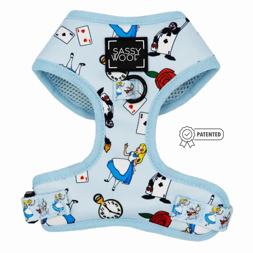 Blue Alice in Wonderland Adjustable Harness