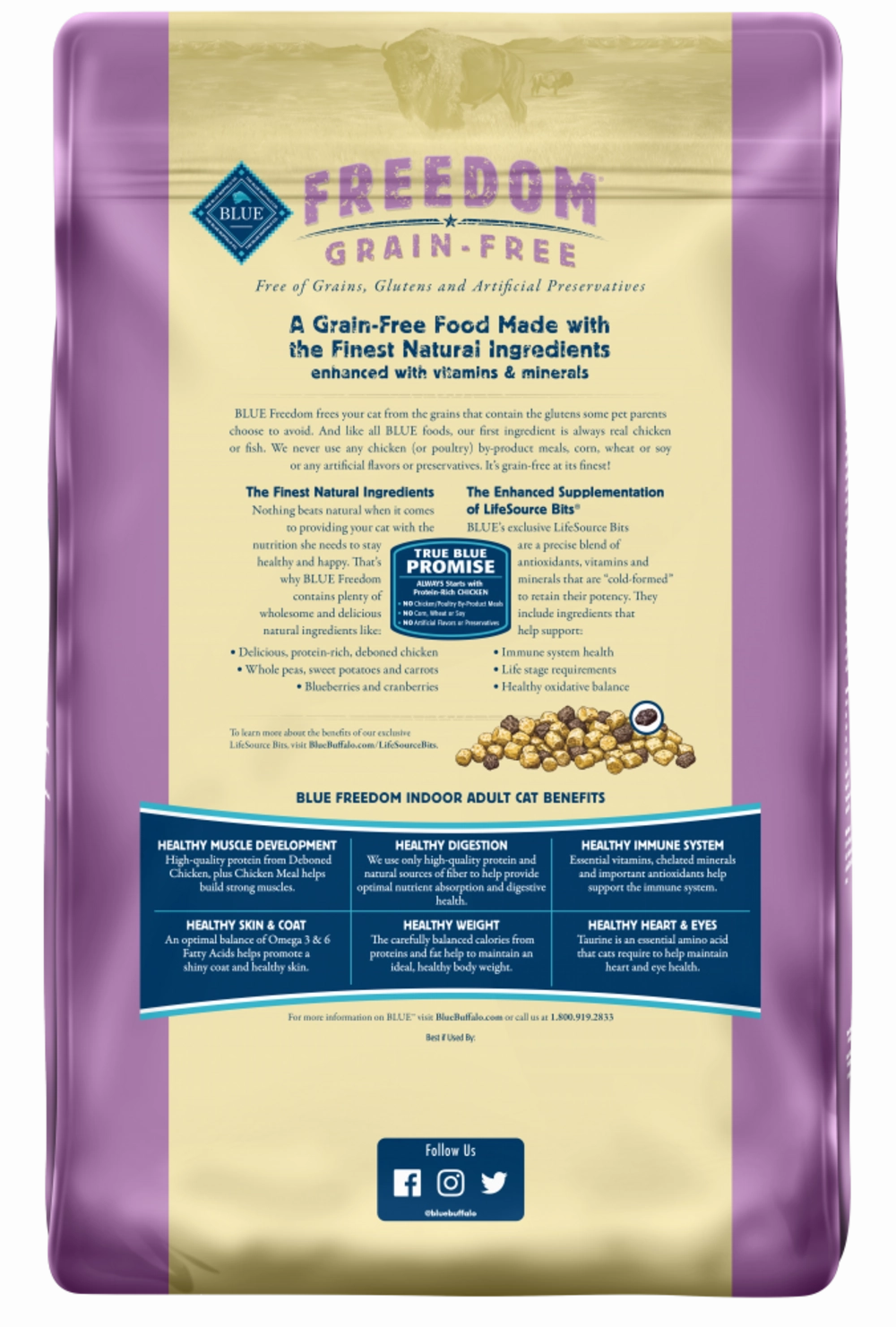 Blue Buffalo Freedom Grain-Free Indoor Adult Chicken Recipe Dry Cat Food