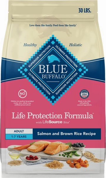 Blue Buffalo Life Protection Salmon & Brown Rice Recipe Adult Dry Dog Food