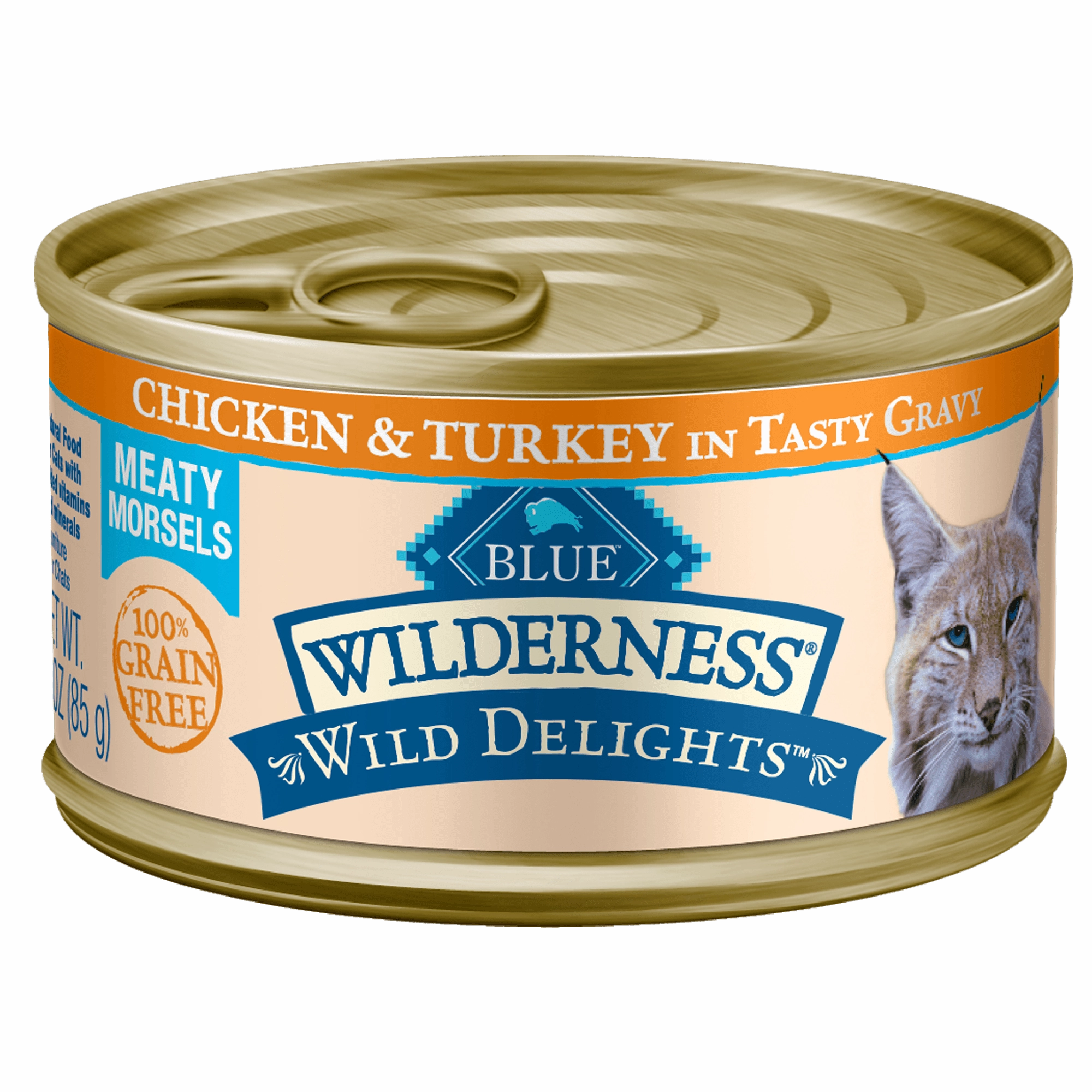 Blue Buffalo Wilderness Wild Delights Chicken and Turkey Canned Cat Food