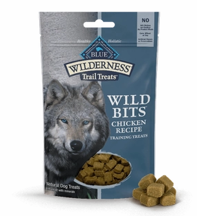 BLUE Wilderness Trail Treats Wild Bits Chicken Recipe Dog Training Treats