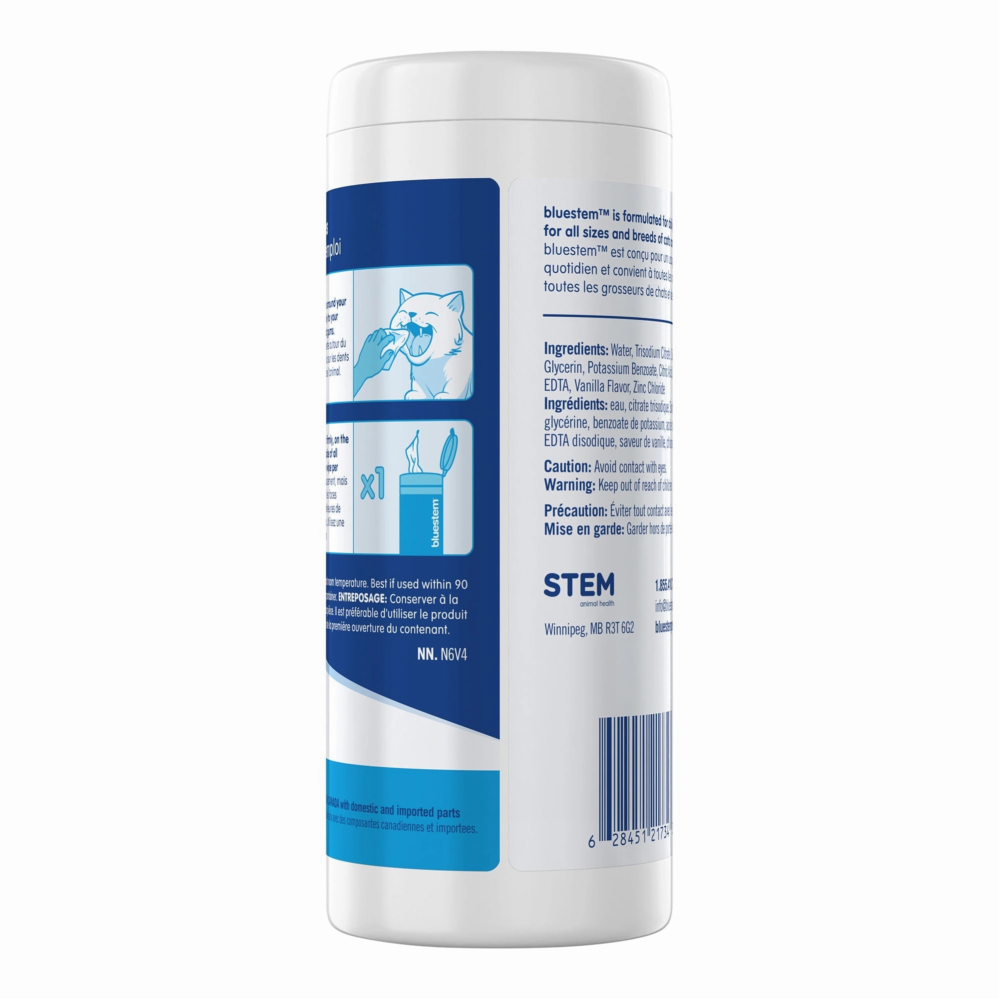 bluestem Dental Wipes, 60 ct