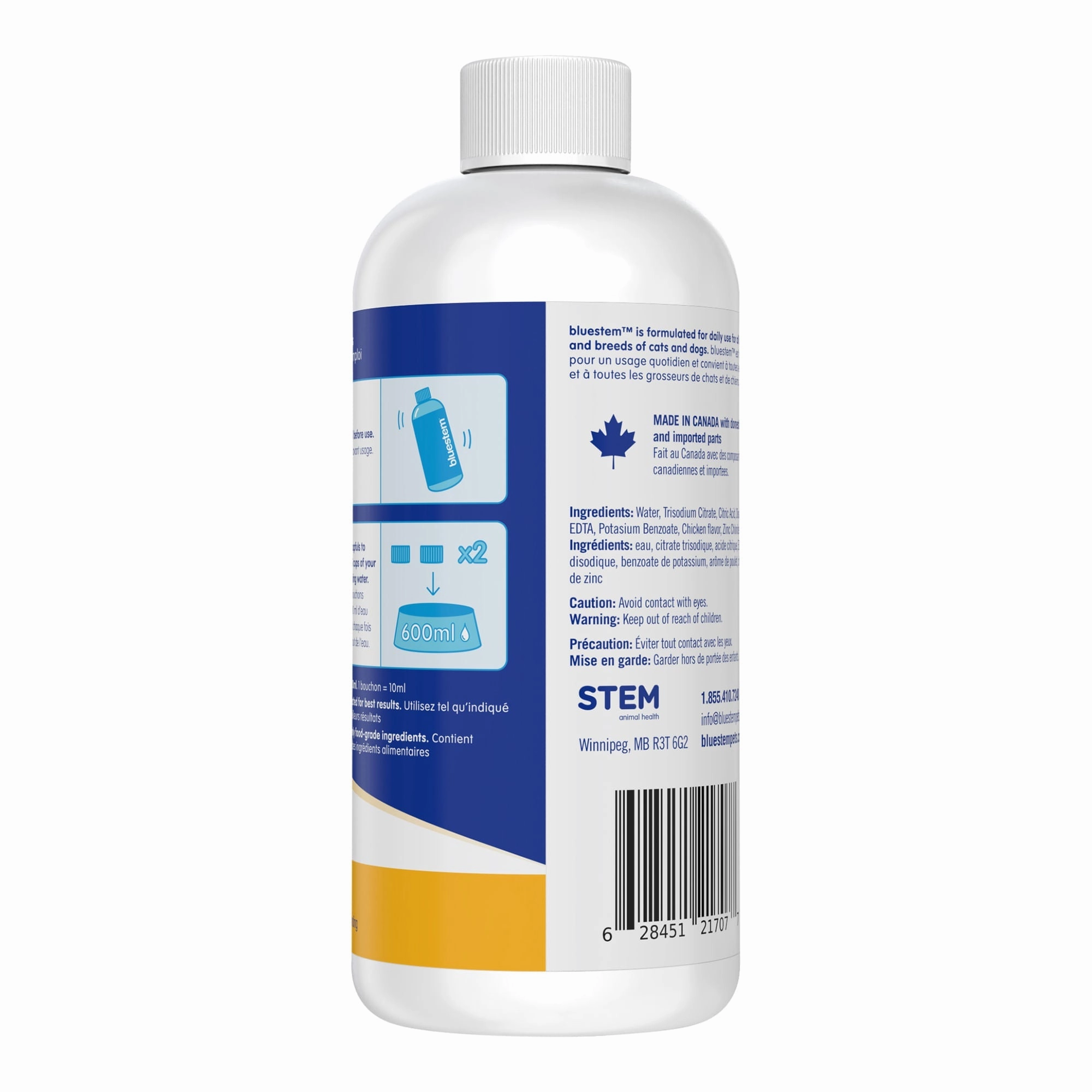 bluestem Fresh Breath Plaque & Tartar Control Water Additive for Dogs & Cats