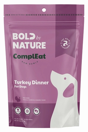Bold By Nature ComplEat Turkey Raw Dog Food